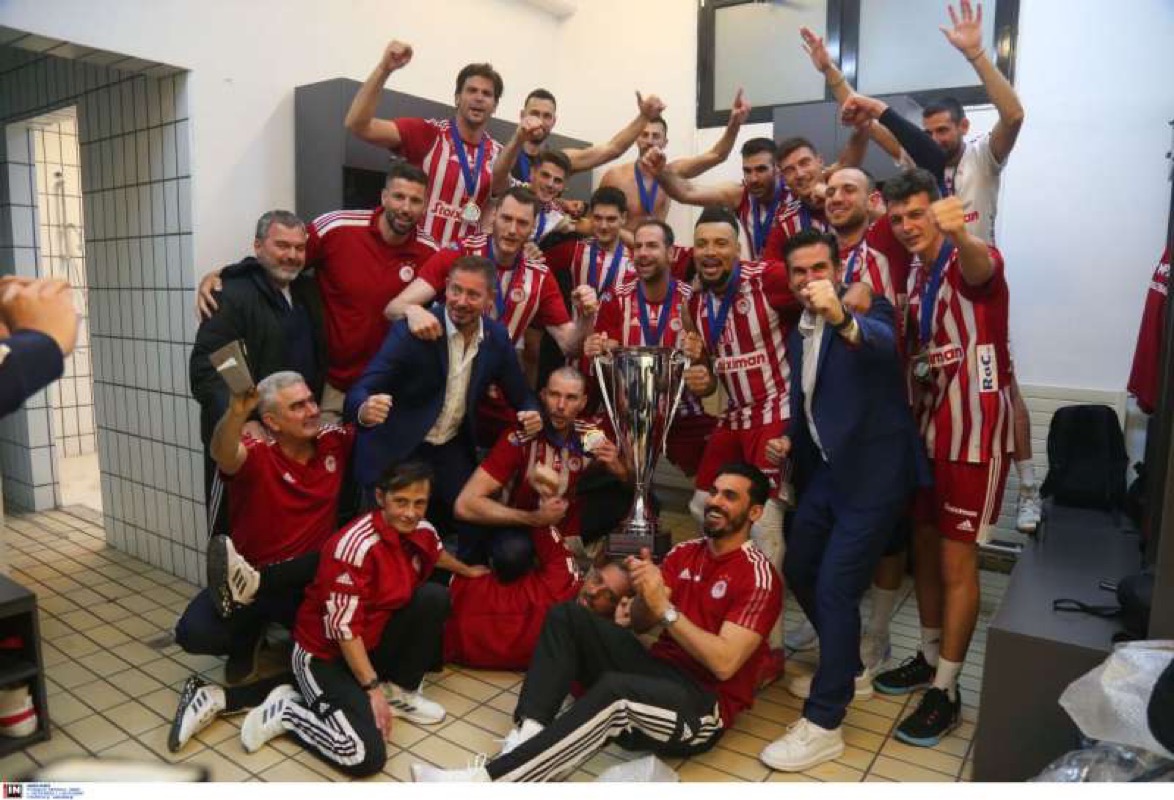 Volley League: Πρωταθλητής ο Ολυμπιακός, κατέκτησε τον 31ο τίτλο με νίκες 3-1 επί του ΠΑΟΚ