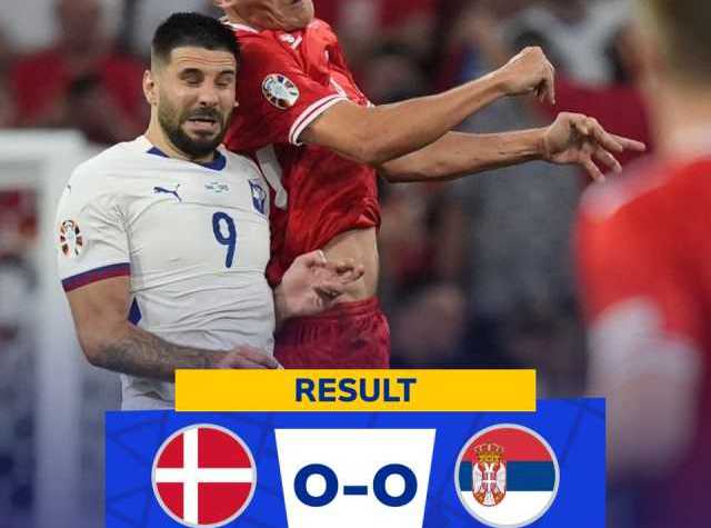 Ισοπαλία που γέμισε χαμόγελα τη Δανία (0-0 με τη Σερβία)