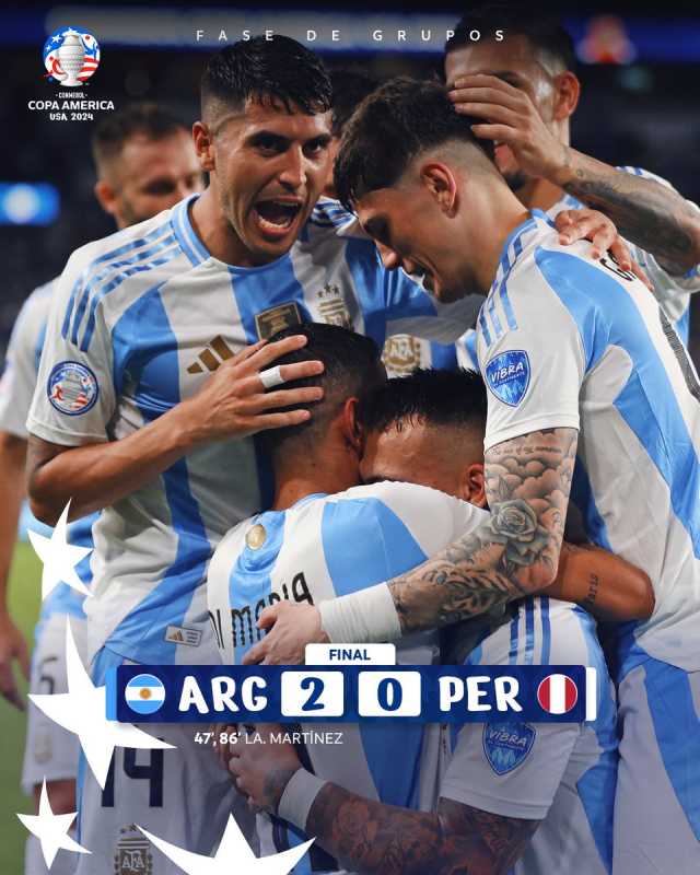 «Απόλυτη» στα προημιτελικά η Αργεντινή, 2-0 το Περού
