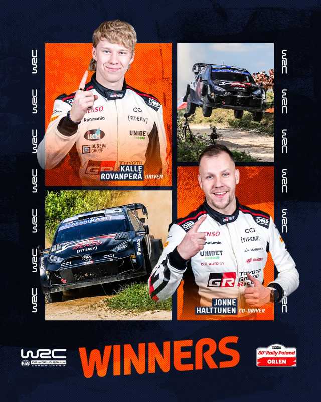 WRC: Ο Ροβάνπερα νικητής στο Ράλι  Πολωνίας