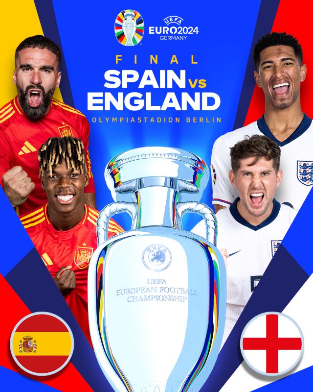 Τελικός EURO 2024: Η "απόλυτη" Ισπανία απέναντι στην Αγγλία των μεγάλων ανατροπών